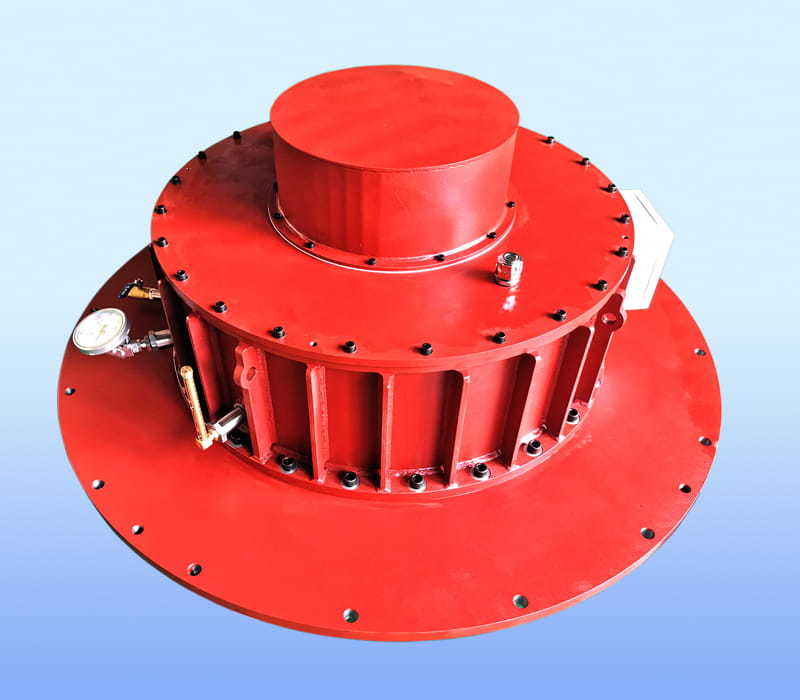 The vertical motor thrust pad bearings play a crucial role in maintaining the alignment of the rotor within the motor housing