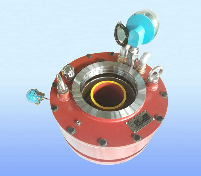 The vertical pump thrust bearing is used to support the axial thrust of the vertical pump