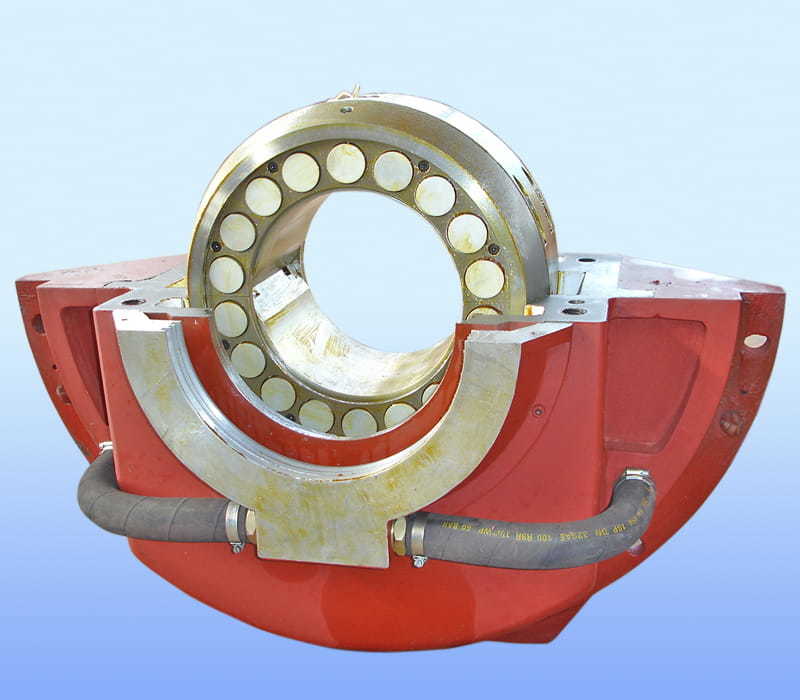 Motor plain bearings provide low friction and minimal resistance to motion